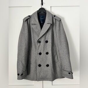 Nautica Men's Charcoal Peacoat